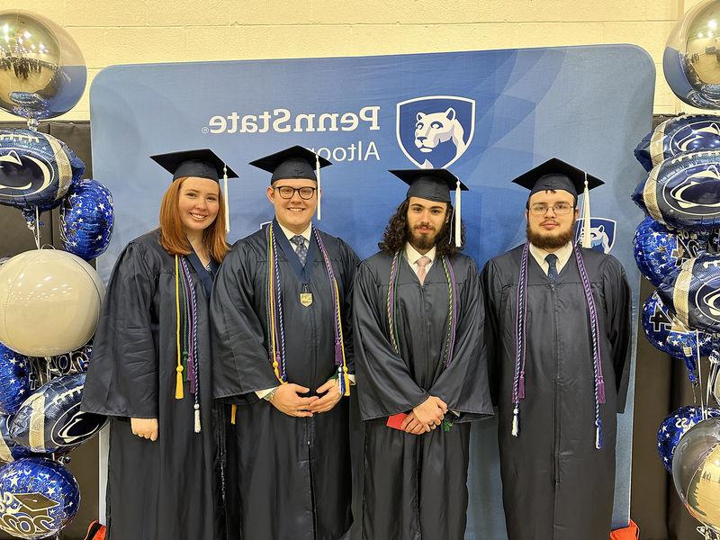 Philip Chamberlin, Abdul Rafie, Jackson Boyer, and Maggie Boyer